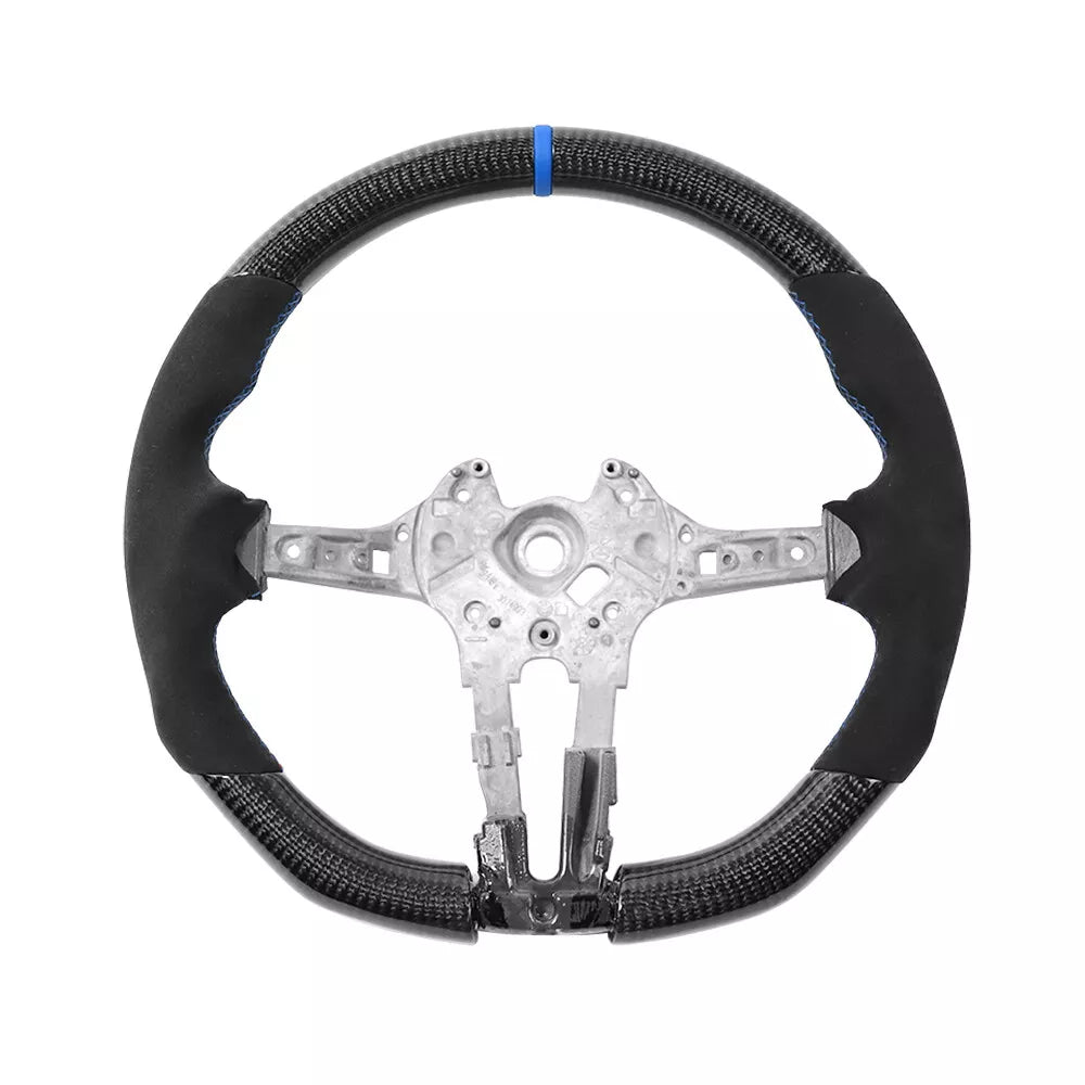 Carbon Fiber Steering Wheel w/ Alcantara - BMW  F10 F11 F01 M5 M6