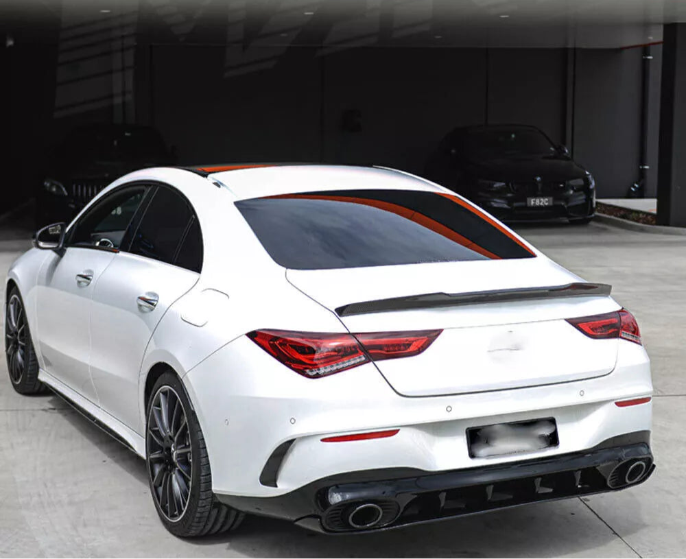 Carbon Fiber Rear Trunk V Style Spoiler - Mercedes BEnz W118 C118 CLA Class