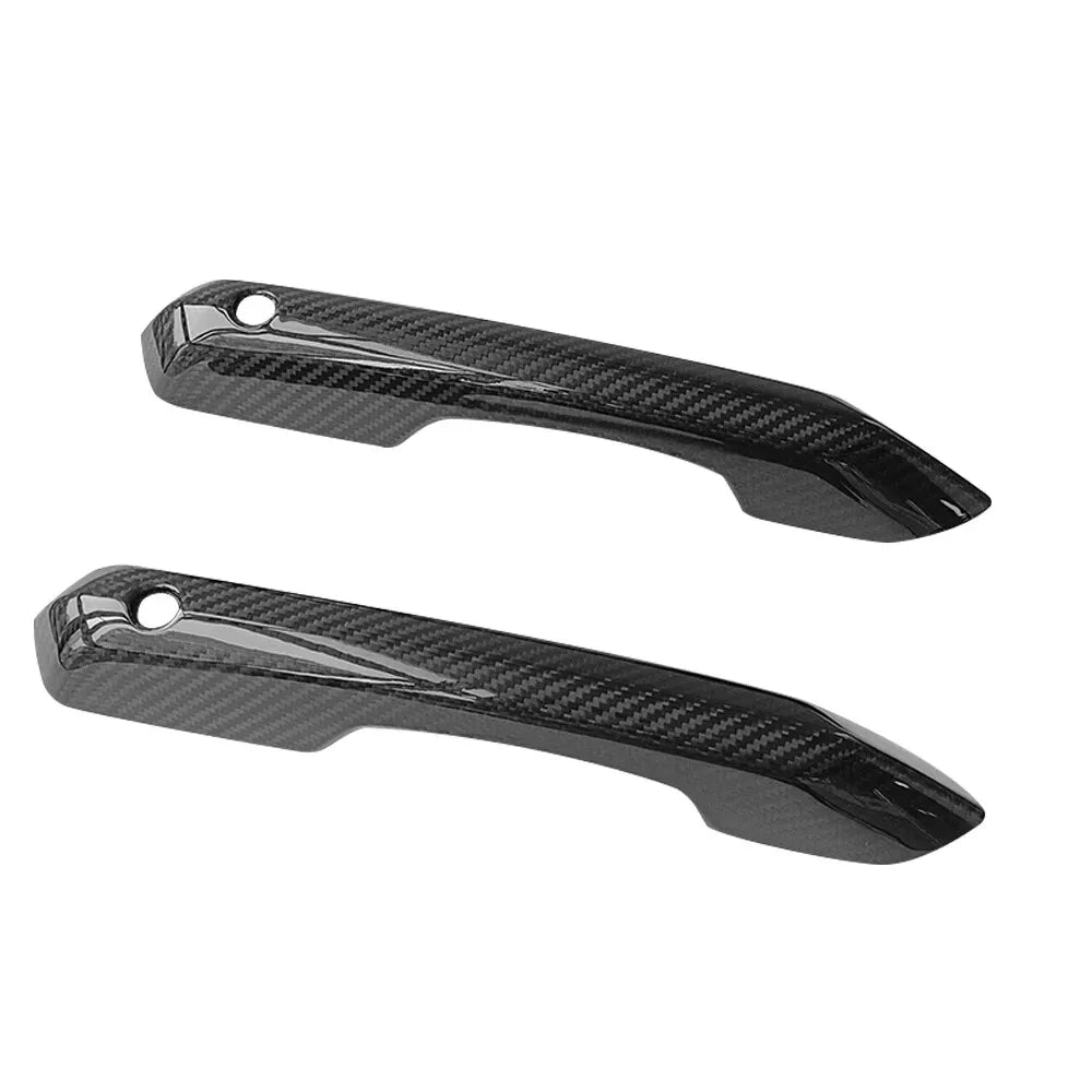 Dry Carbon Fiber Outside Door Handle Cover Trim - Ford Mustang 2024