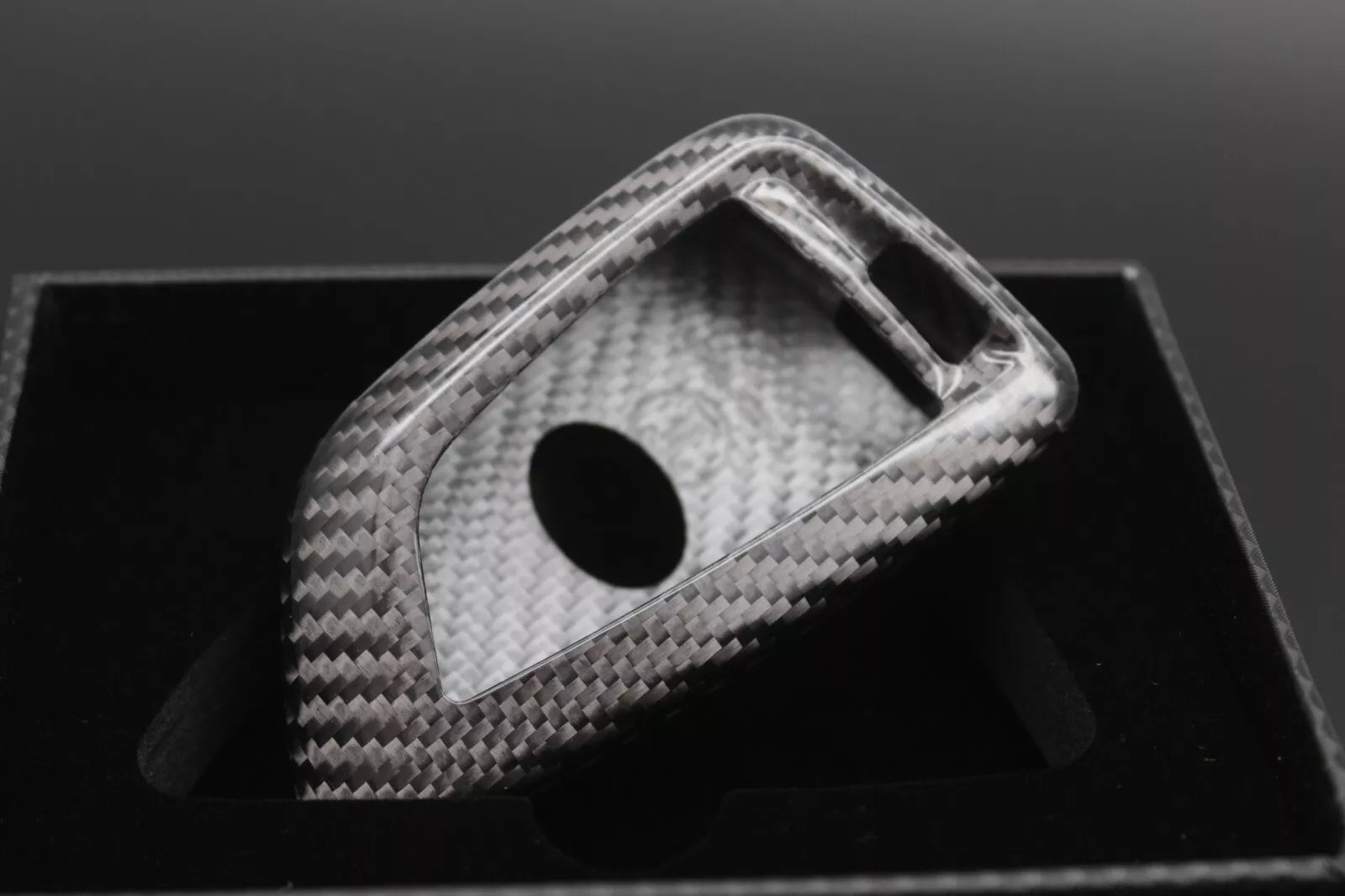 Carbon Fiber Keychain Key Fob Cover Holder - Toyota Supra GR