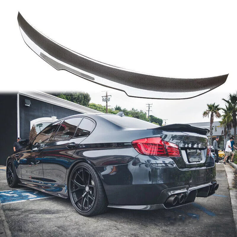 PSM Dynamic Style Carbon Fiber Trunk Spoiler - BMW F10 M5 & 5 Series