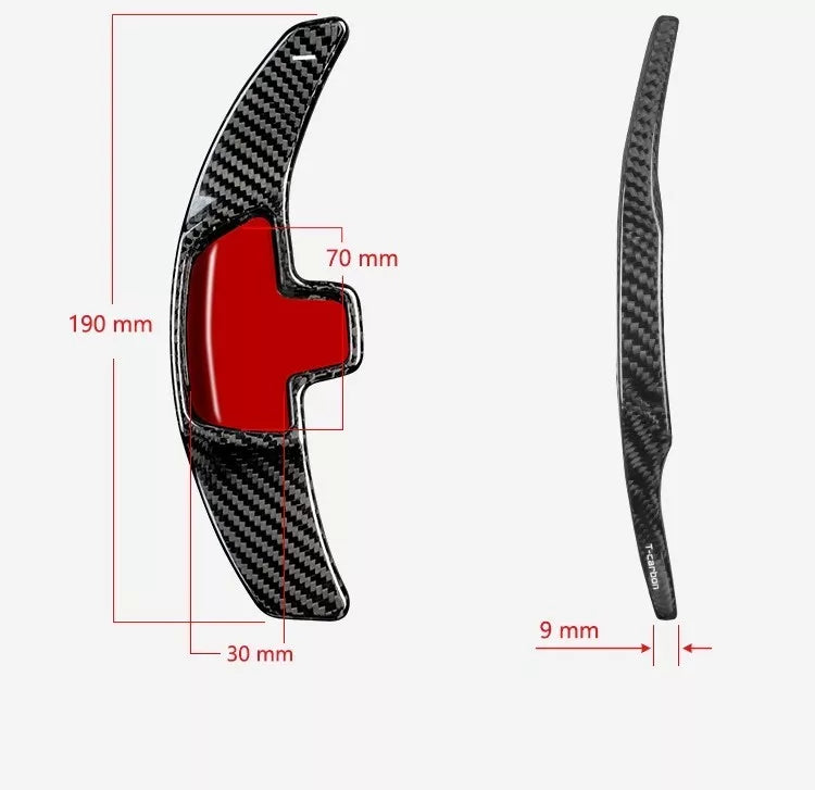 Carbon Fiber Steering Paddle Shifter Extension- 2015-2022 C118 C117 CLA250