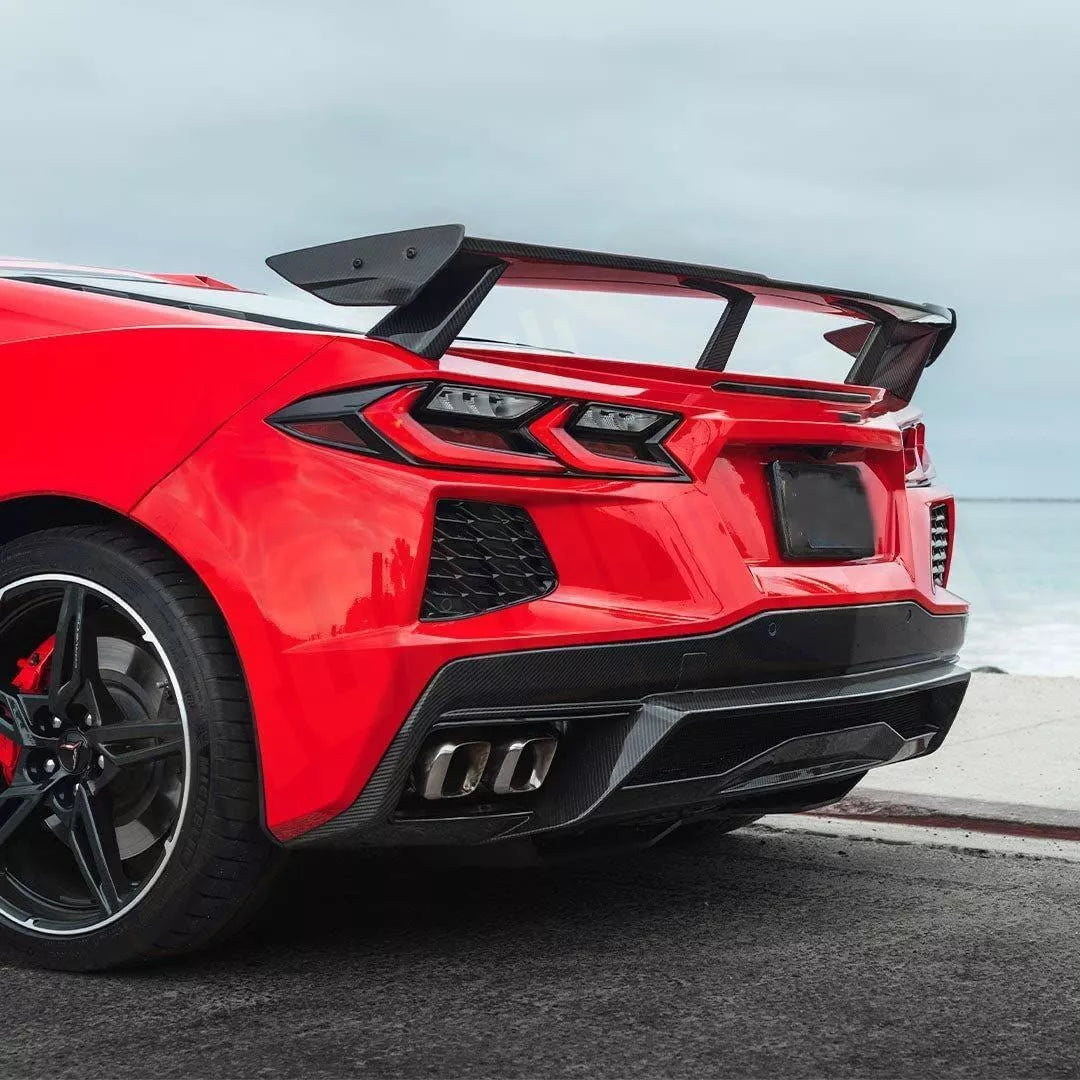 Carbon Fiber Rear Wing - Chevrolet Corvette C8