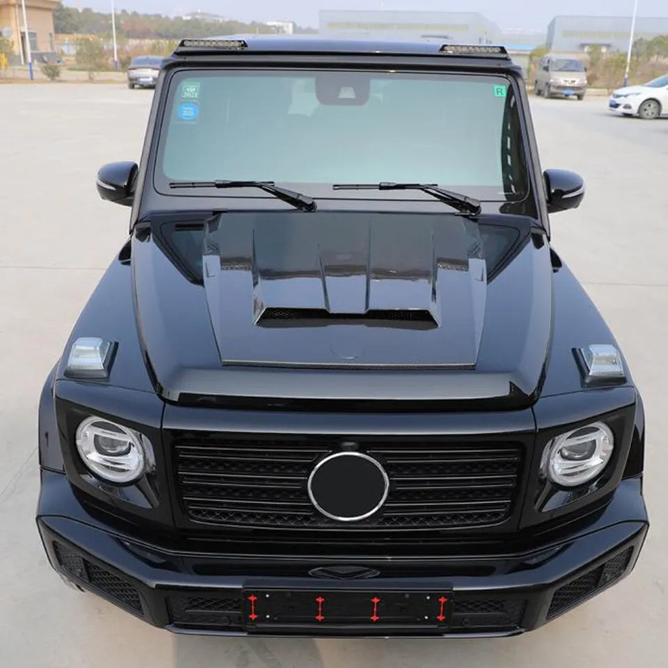 Carbon Fiber Front Roof Spoiler -  Mercedes Benz G Wagon W463 W464 G550 G63 2019+