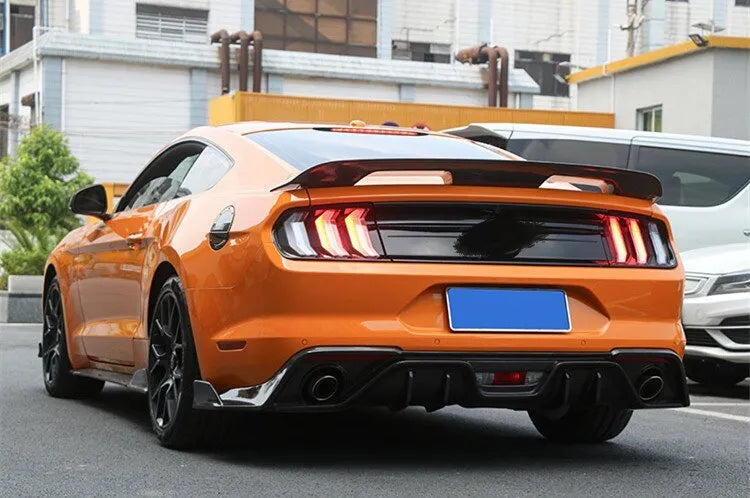 Carbon Fiber Rear Trunk Spoiler Wing - Ford Mustang