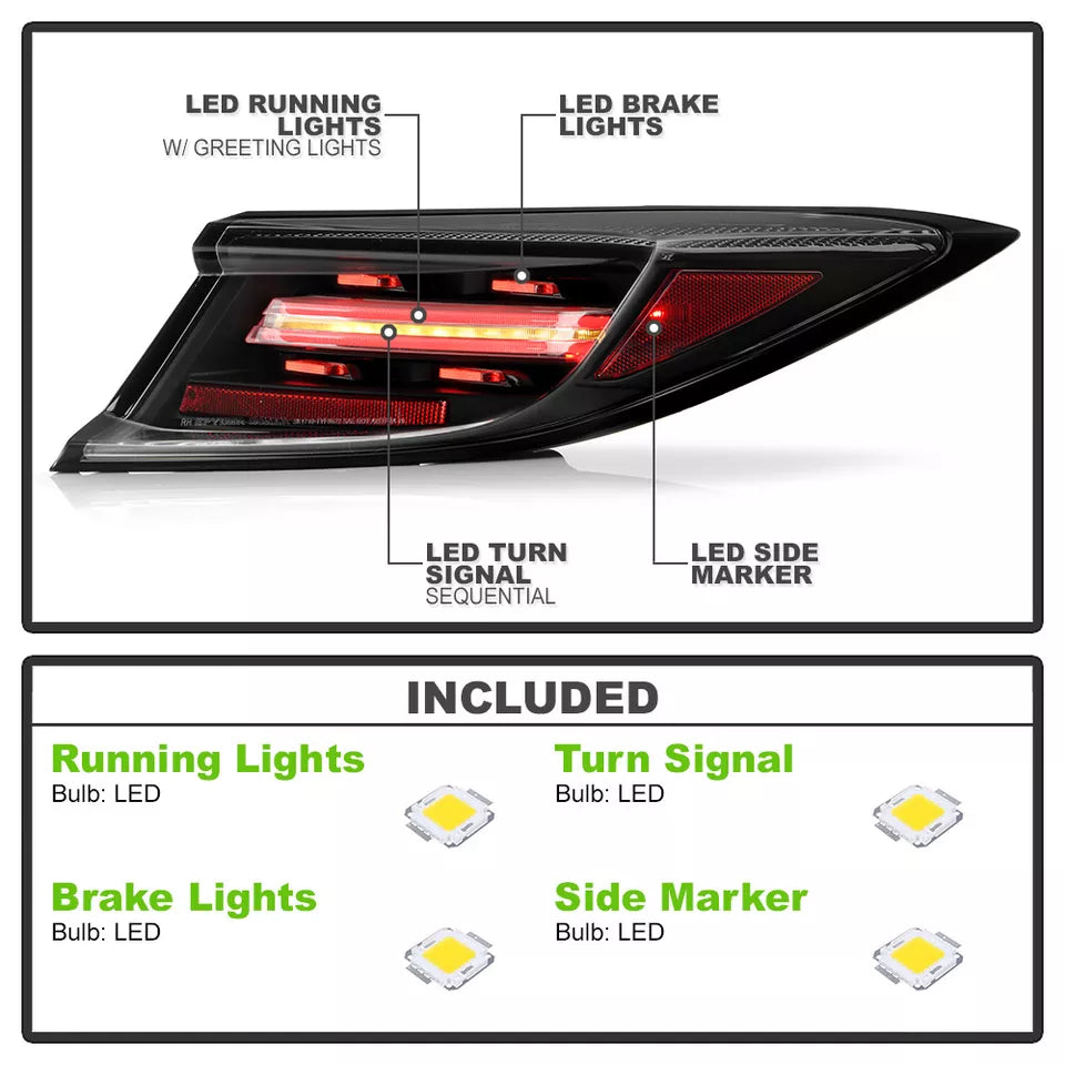 LED Tail Light Sequential Signal upgrade  - Toyota GR86/Subaru BRZ  2022-2024