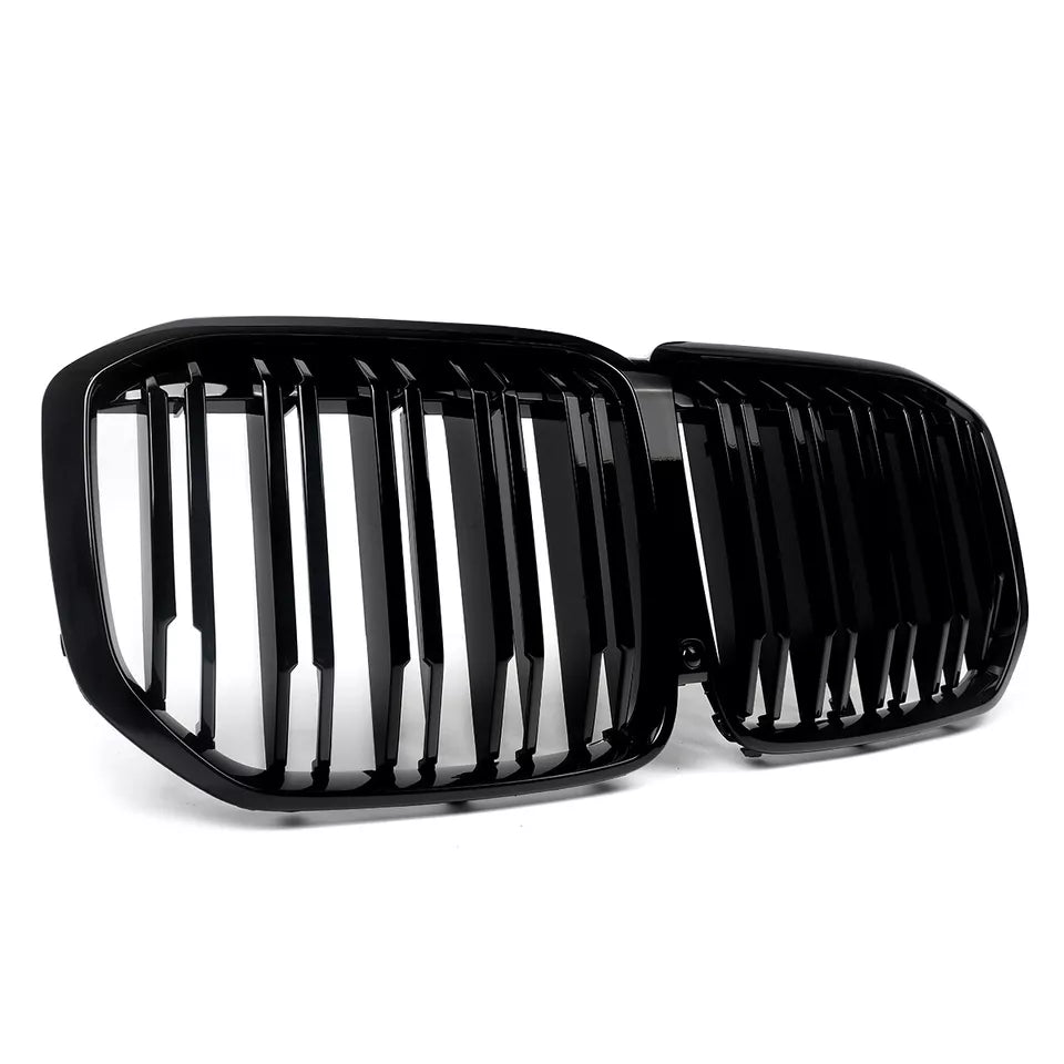 Gloss Black Front Kidney Grille - BMW G07 X7 M Sport