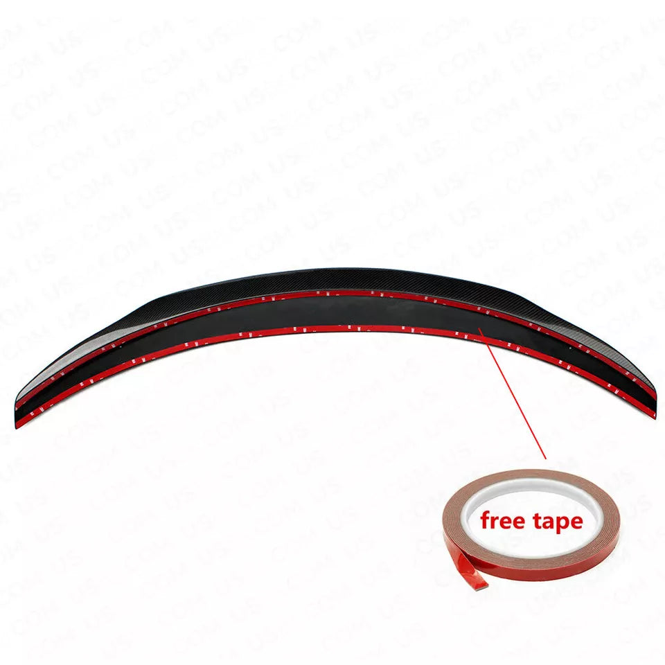 PSM Style Carbon Fiber Rear Trunk Spoiler - Mercedes Benz C Class