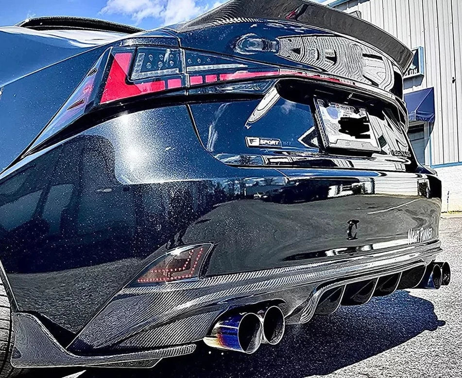 Carbon Fiber Rear Diffuser - Lexus IS250 IS300 IS350