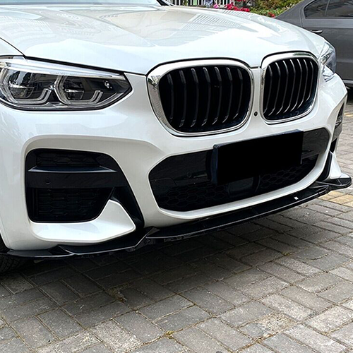 M Sport Gloss Black Front Bumper Spoiler Lip - BMW BMW X3/X4 G01/G02