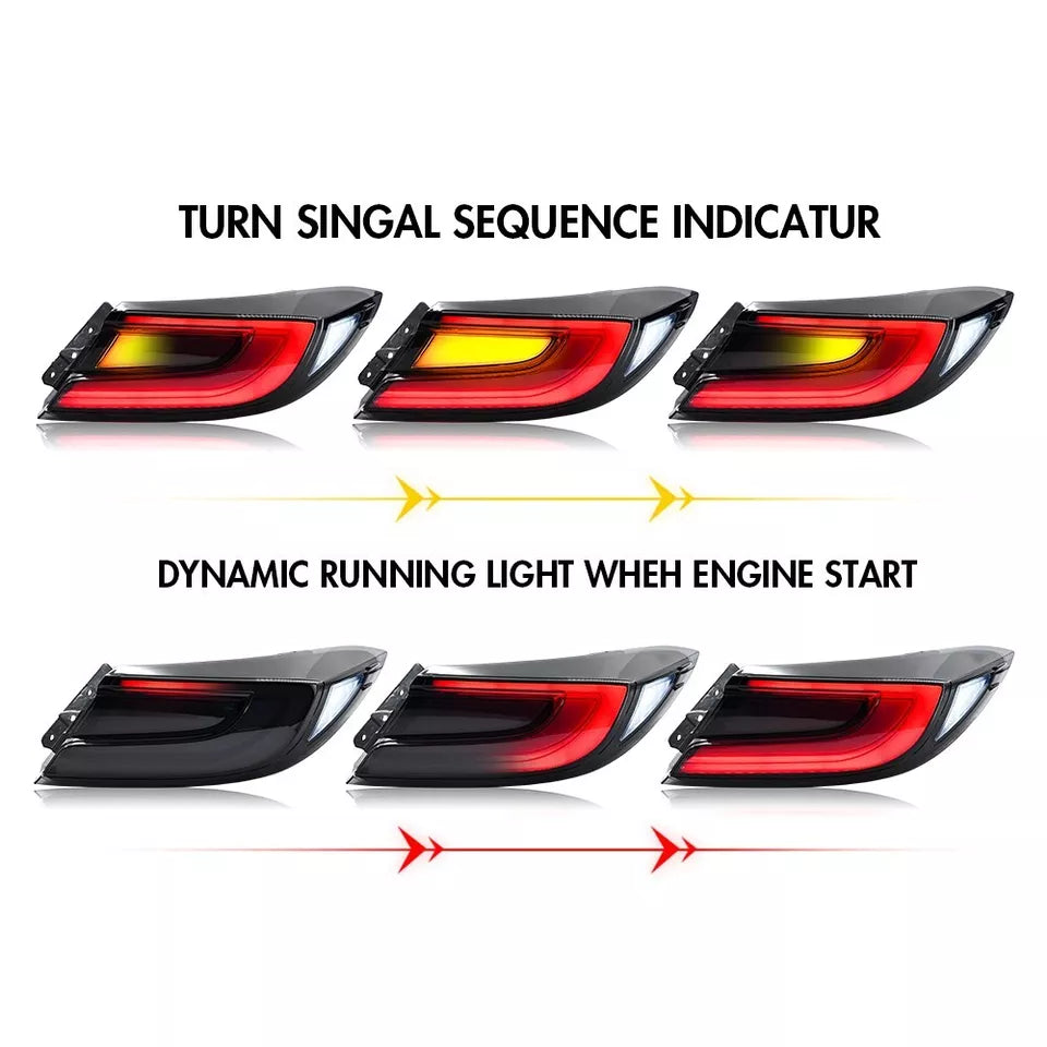 OEM+ LED Sequential Rear Tail Light Set -2022-2024 Toyota GR86 / Subaru BRZ