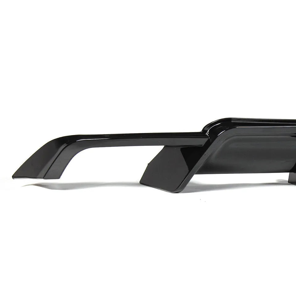 Gloss Black Rear Bumper Diffuser W/ Led Light - Toyota Camry SE/XSE