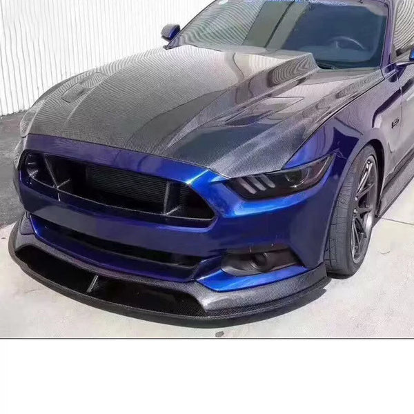 AC Style Carbon Fiber Front Lip -  Ford Mustang