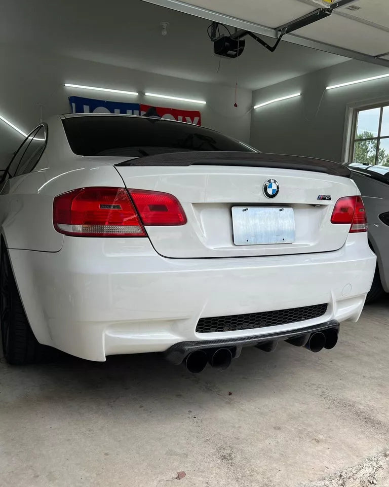 V Style Carbon Fiber Rear Diffuser - BMW E90 / E92 / E93 M3