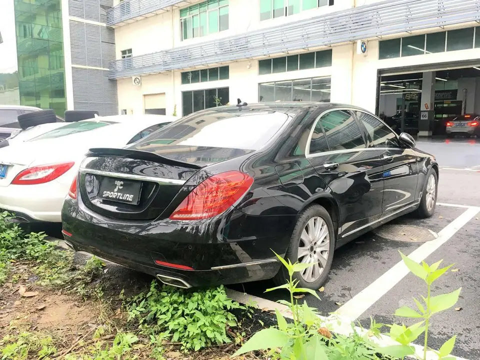 Carbon Rear Trunk Lip Spoiler - Mercedes Benz S-Class W222