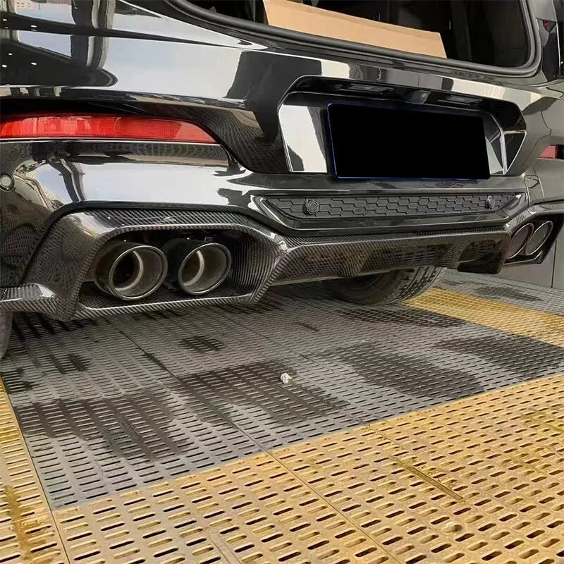 3D Style Carbon Fiber Rear Diffuser - BMW F98/G02 X4M