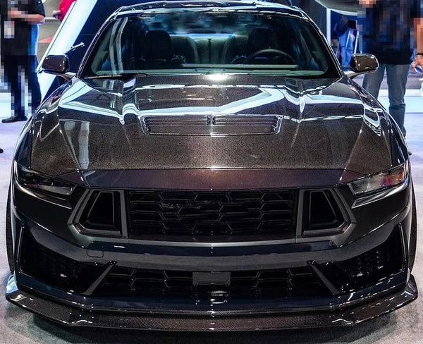 Carbon Fiber Front Lip - 2024+ Ford Mustang Dark Horse