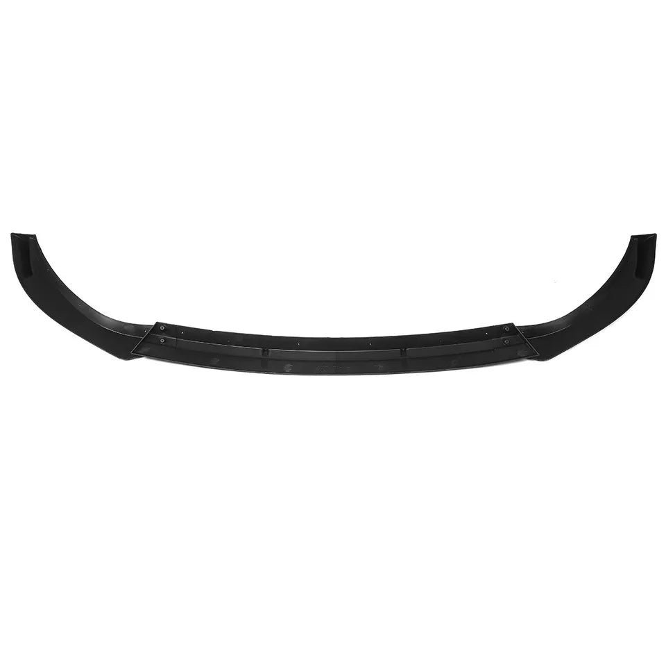 Gloss Black Front Splitter Lip - W205 C-Class 2019-2021 Mercedes Benz