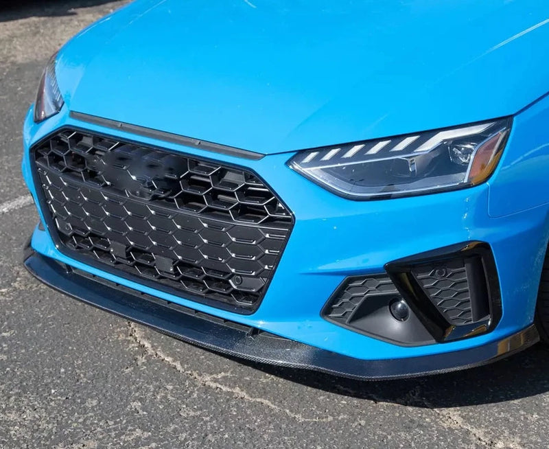 Carbon Fiber Front Lower Lip - Audi A4/S4 B9 S-LINE