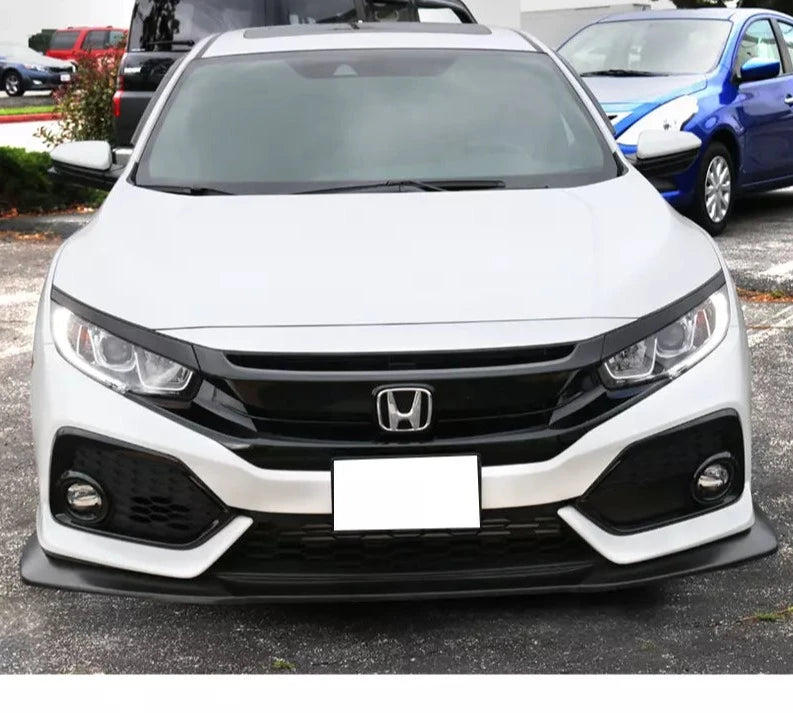 GT Style Polyurethane Front Lip Splitter - Honda Civic