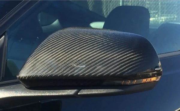 Oem Style Carbon Fiber Mirror Cap Set  - Ford Mustang