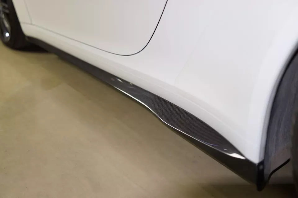 Carbon Fiber Side Skirt Extension - Porsche 911 991 Turbo-S