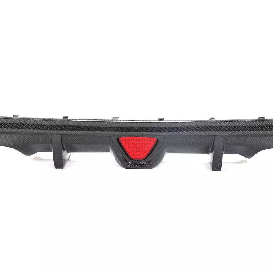 Carbon Fiber Rear Diffuser w/ LED BMW F22 / F23 2 Series