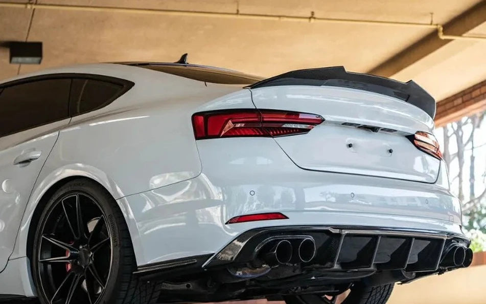 PSM Style Carbon Fiber Trunk Spoiler - Audi RS5 / S5 / A5 B8 & B9