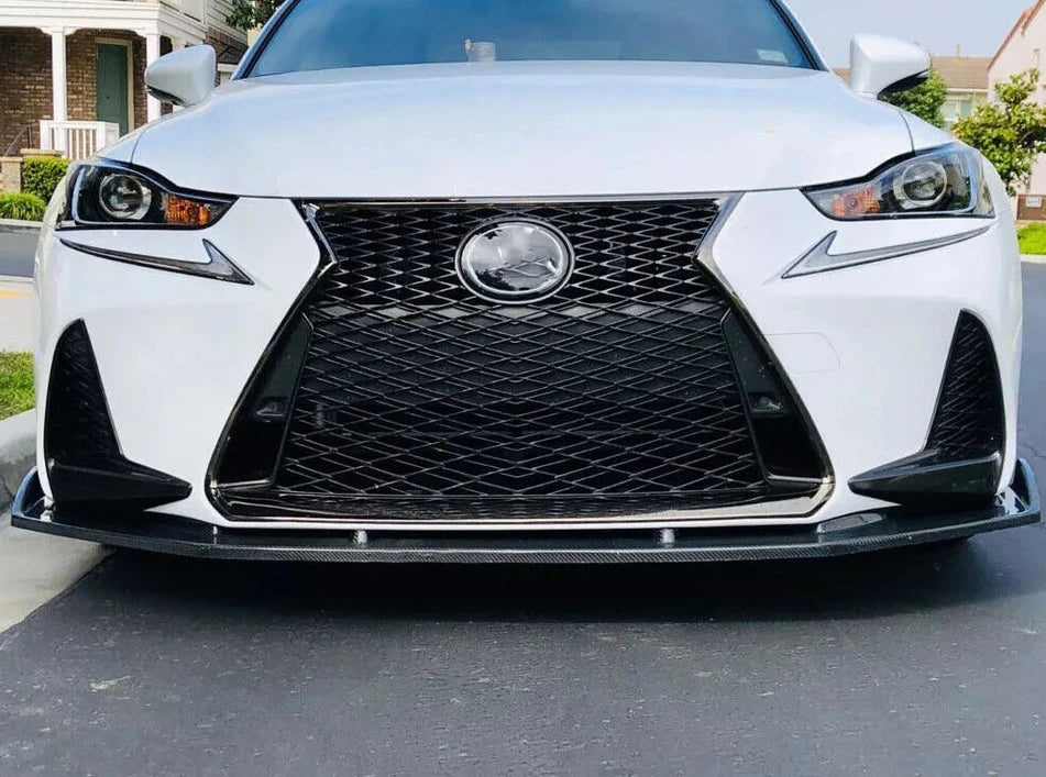 Carbon Fiber Front Lip - Lexus IS300 IS350 Base F Sport 2017-2020