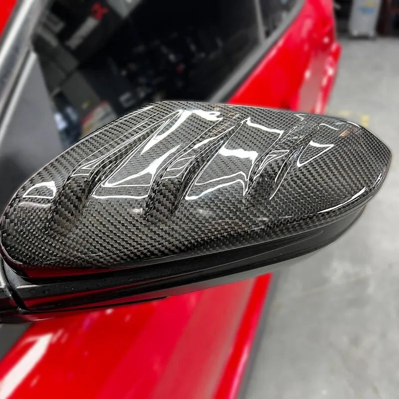 Carbon Fiber Mirror Caps Replacement - Honda Civic 10th Gen (2016-2021)