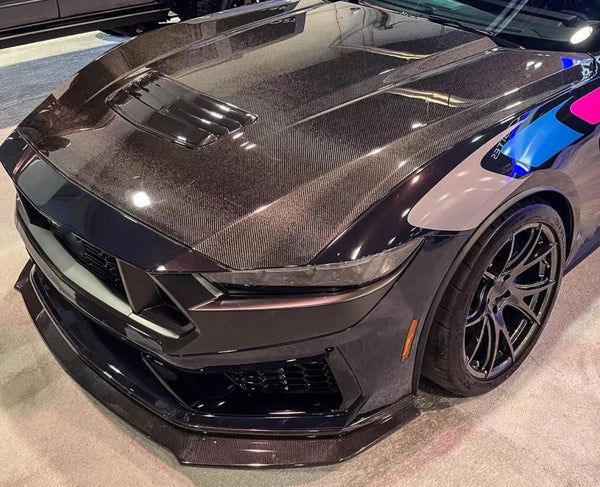 Carbon Fiber Front Lip - 2024+ Ford Mustang Dark Horse
