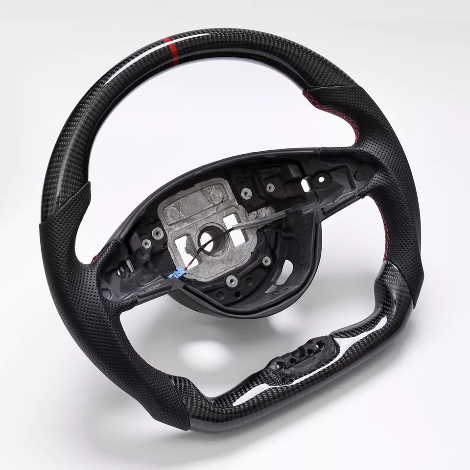 Carbon fiber Steering Wheel w/ heated - Mercedes-Benz W205 C63 AMG CLA GLE GLS