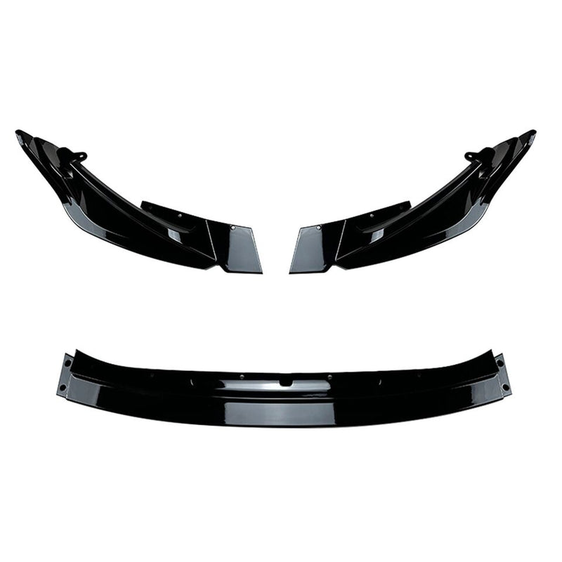V Style Gloss Black Front Bumper Lip Splitter - BMW G80 M3 & G82 & G83 M4