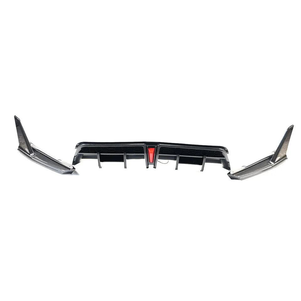 Gloss Black Rear V2 GR Style Diffuser W/ Led Light - Toyota Camry SE/XSE