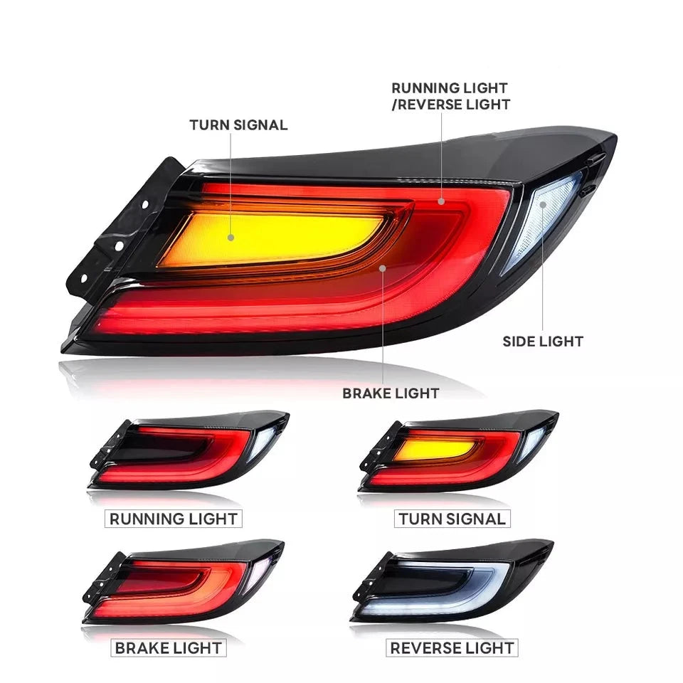 OEM+ LED Sequential Rear Tail Light Set -2022-2024 Toyota GR86 / Subaru BRZ