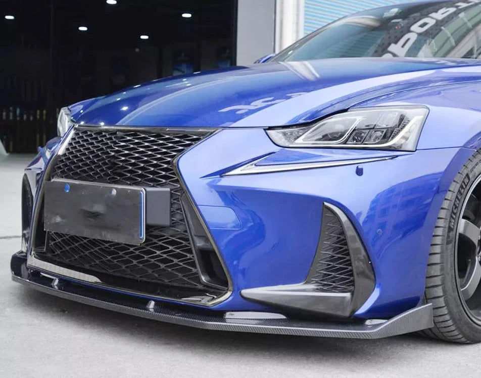 Carbon Fiber Front Lip - Lexus IS300 IS350 Base F Sport 2017-2020