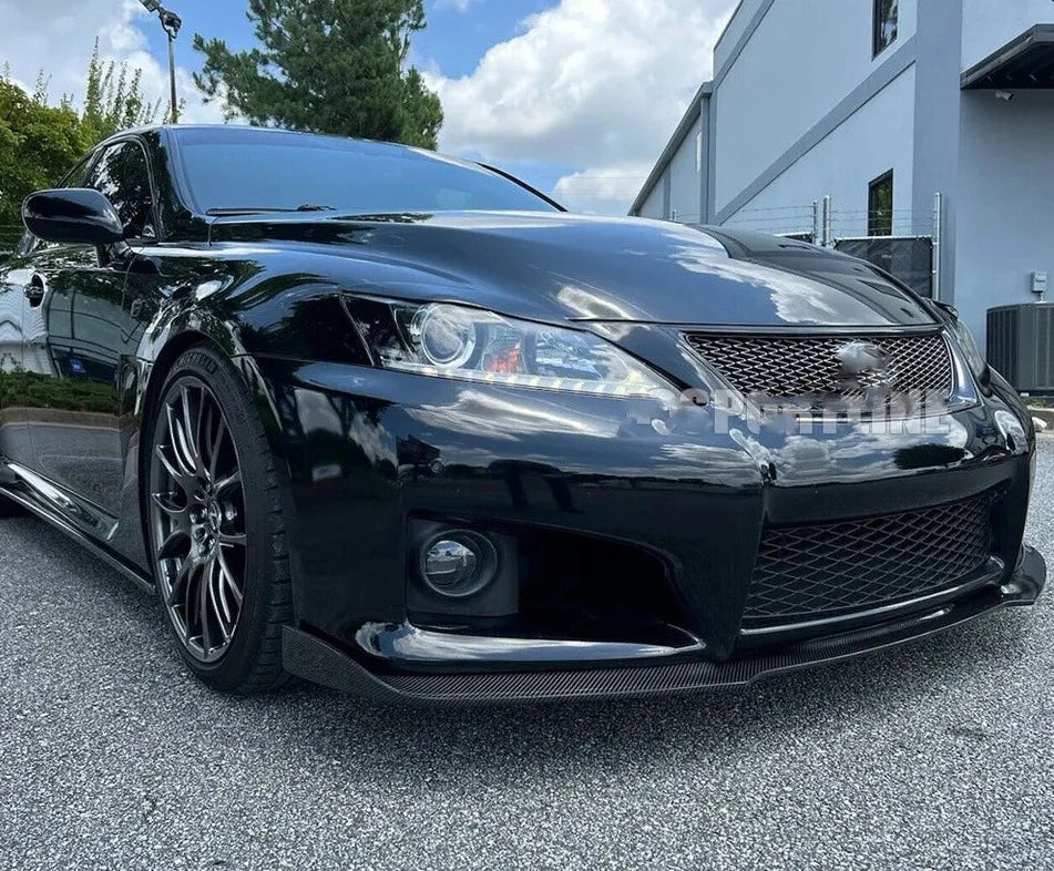 Carbon Fiber Front Bumper Splitter Lip - Lexus ISF Sedan