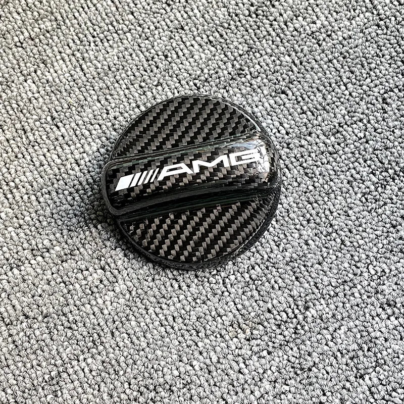 Carbon Fiber Gas Fuel Cap Cover For Mercedes Benz