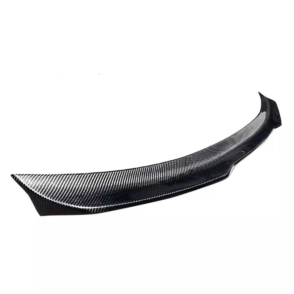 V Style Carbon Fiber Rear Trunk Spoiler - Ford Mustang