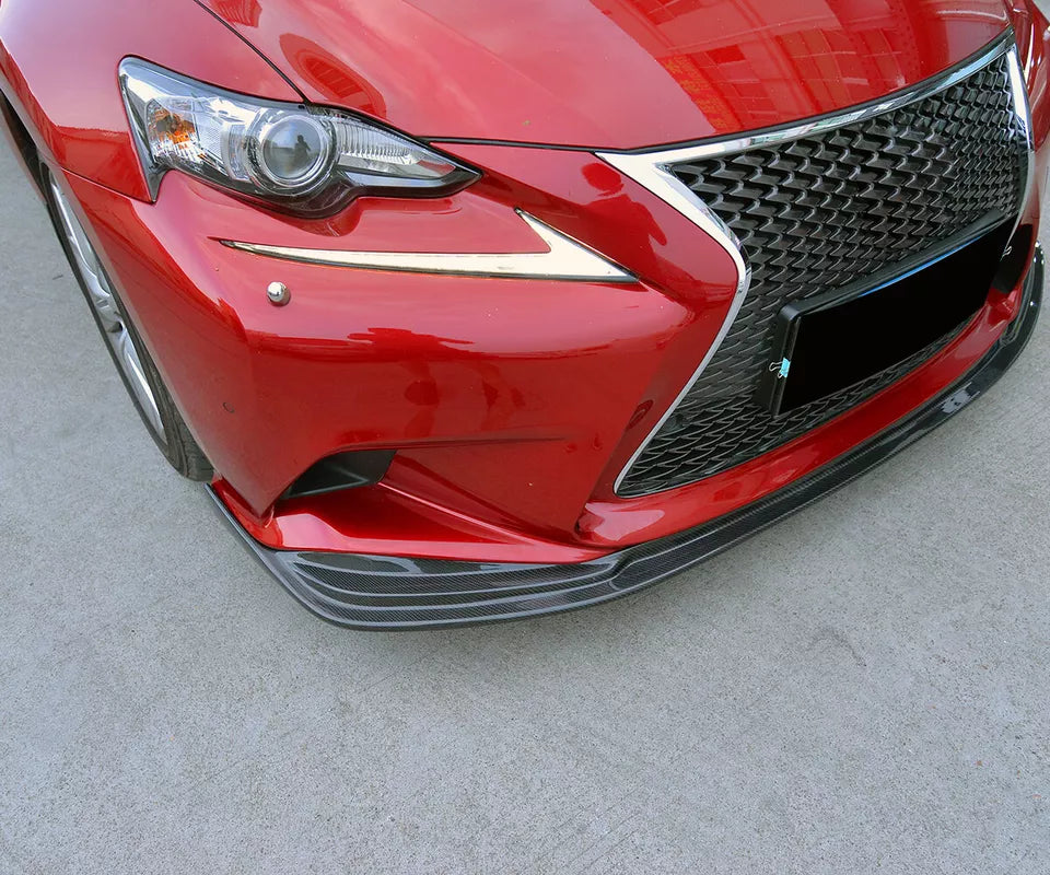 Carbon Fiber Front Lip Splitter - LEXUS IS250 & IS350 F Sport