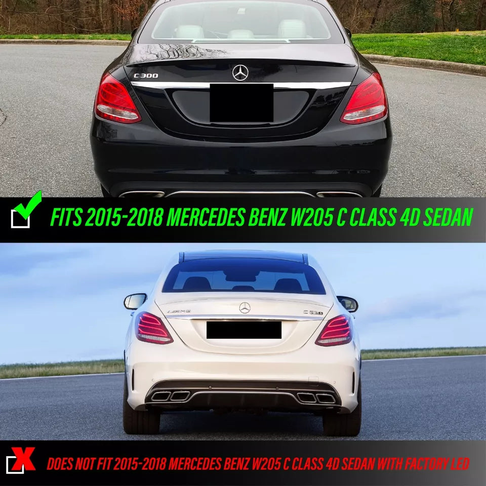 LED Tail Light Upgrade - 2015+ Mercedes AMG C Class W205