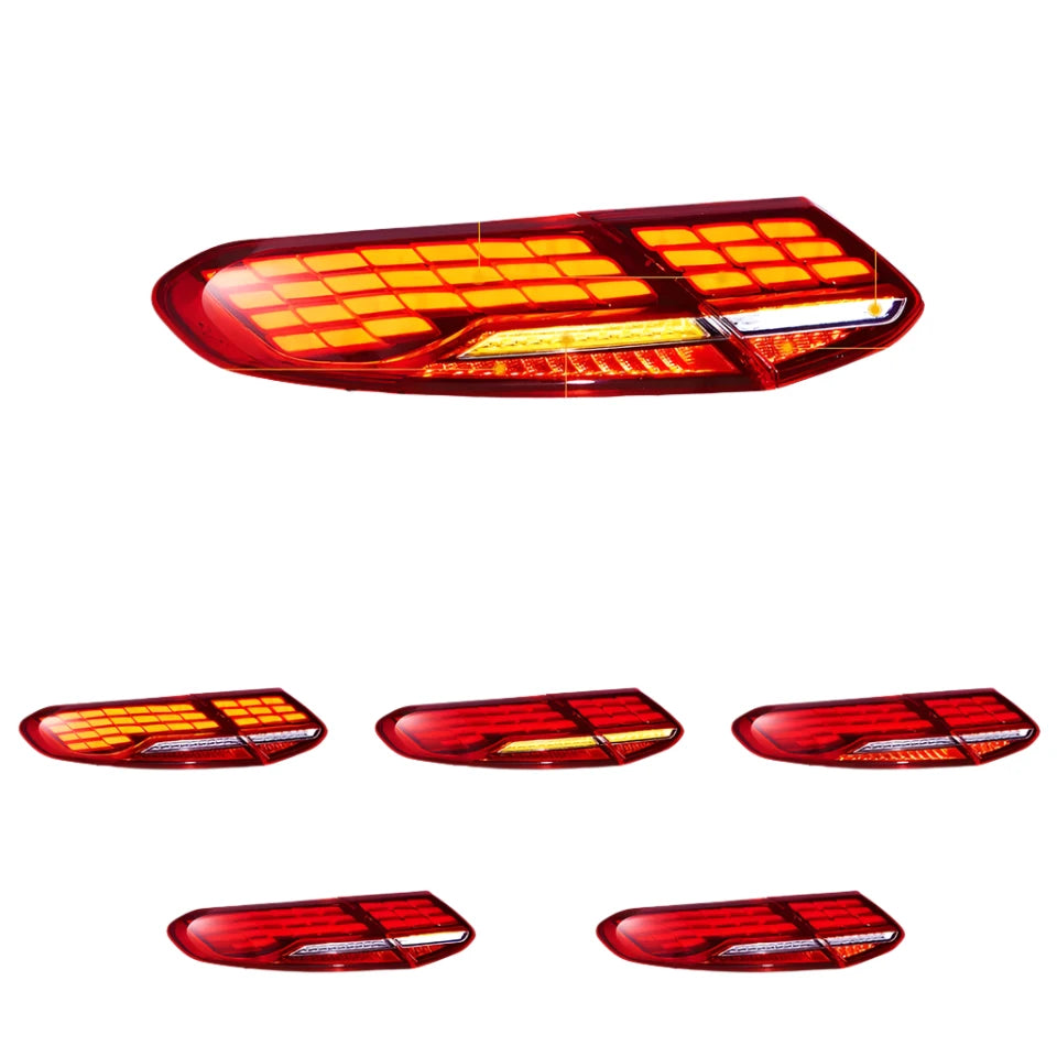 FULL LED Tail Lights Sequential w/ Animation - 2015-2021 Mercedes Benz C-Class