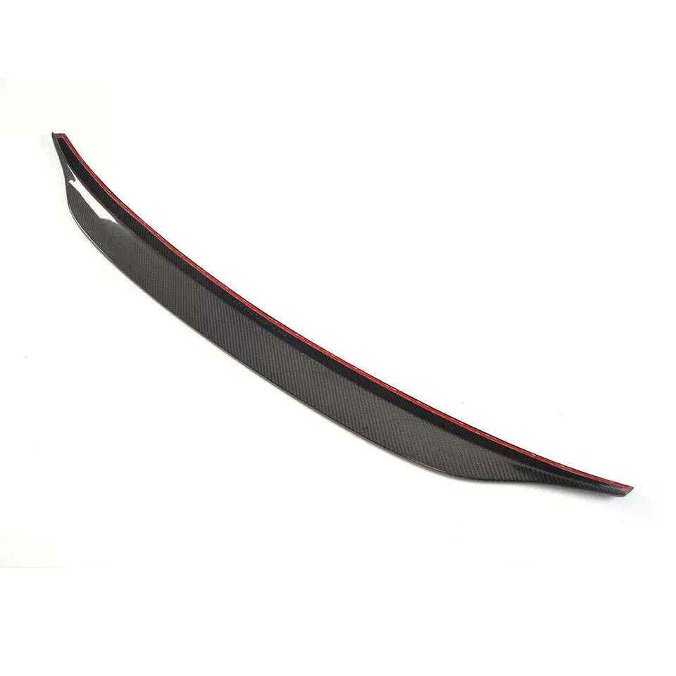 Carbon Fiber Trunk Spoiler - Audi A4 B9 S4 Sedan 17-22 19