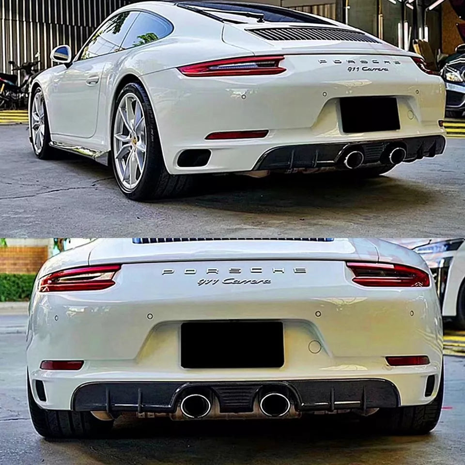 Carbon Fiber Rear Diffuser - Porsche 911 991.2 Carrera