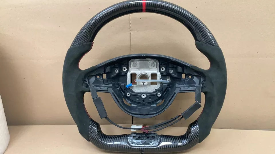 Carbon fiber Steering Wheel w/ heated - Mercedes-Benz W205 C63 AMG CLA GLE GLS