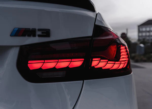 GTS OLED Taillights - BMW F80 M3 & F30 3 Series Taillights The Carbon Industries 