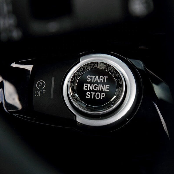 Crystal Colored Push Start Button - BMW F Chassis Accessories The Carbon Industries 