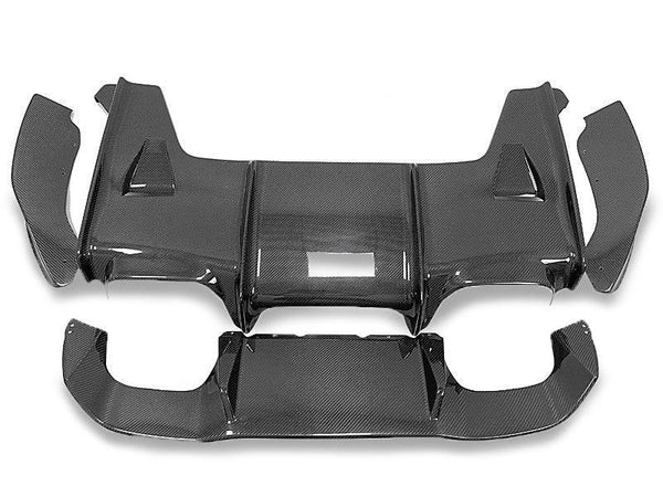 PSM Style Carbon Fiber Rear Diffuser - BMW F87 M2 / M2C