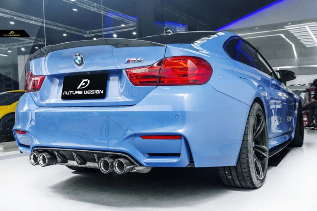 M Performance Carbon Fiber Rear Diffuser - BMW F80 M3 & F82 / F83 M4 The Carbon Industries 